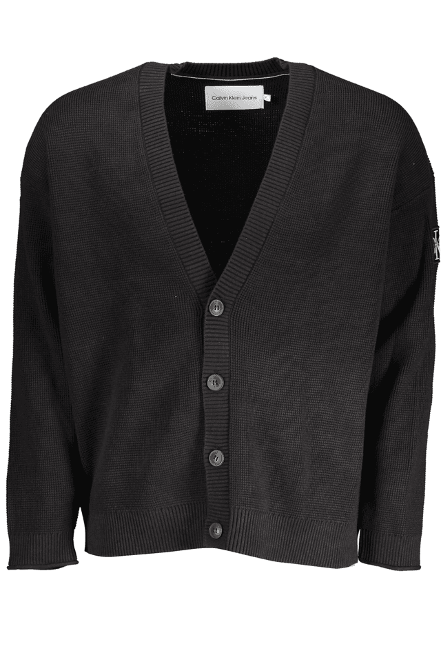 5863CALVIN KLEIN CARDIGAN UOMO NERO
