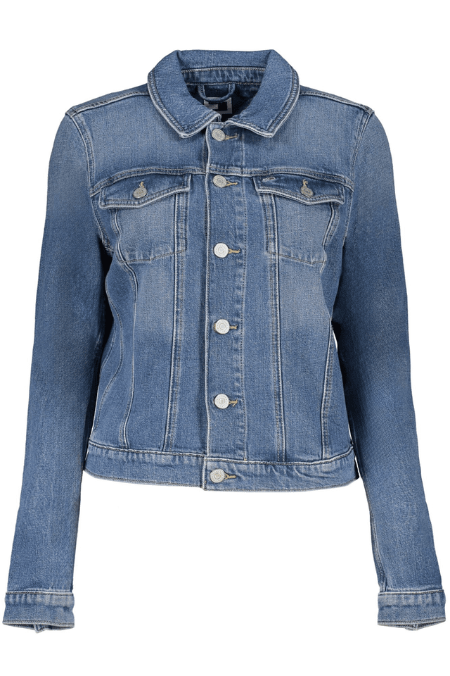 9835TOMMY HILFIGER GIUBBOTTO IN JEANS DONNA BLU