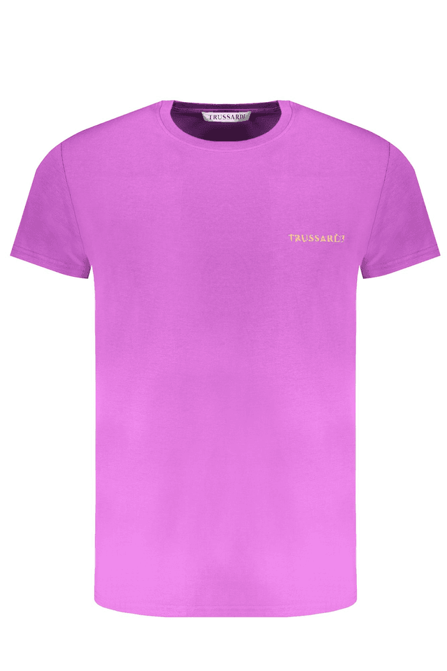 8874TRUSSARDI T-SHIRT MANICHE CORTE UOMO VIOLA
