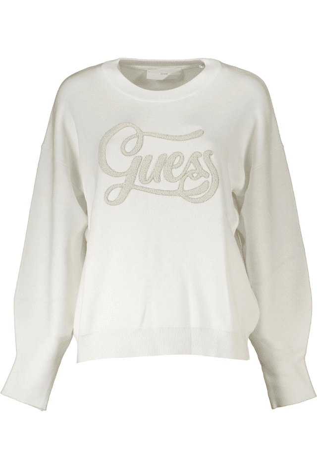7518GUESS JEANS MAGLIA DONNA BIANCO
