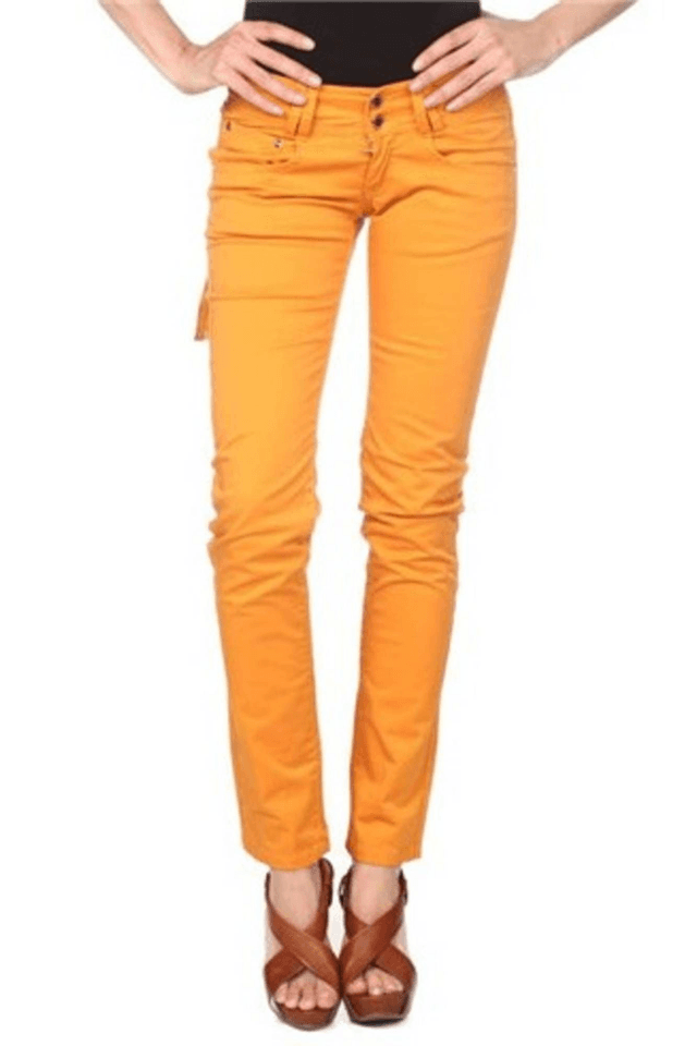 343PHARD PANTALONE DONNA GIALLO