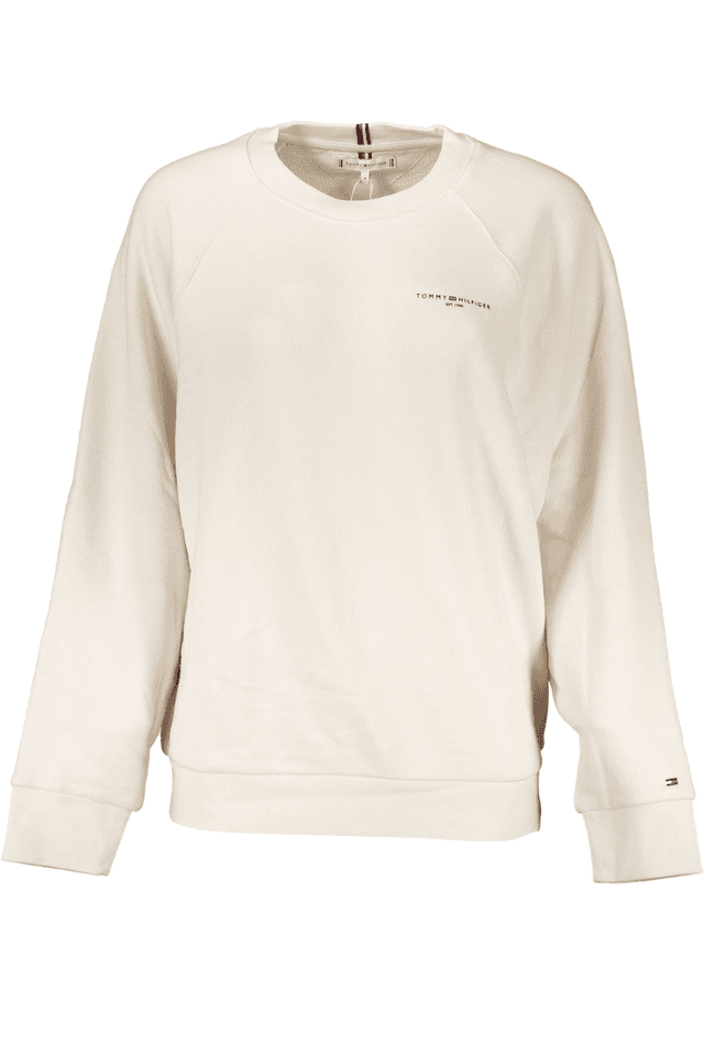6967TOMMY HILFIGER FELPA SENZA ZIP DONNA BEIGE
