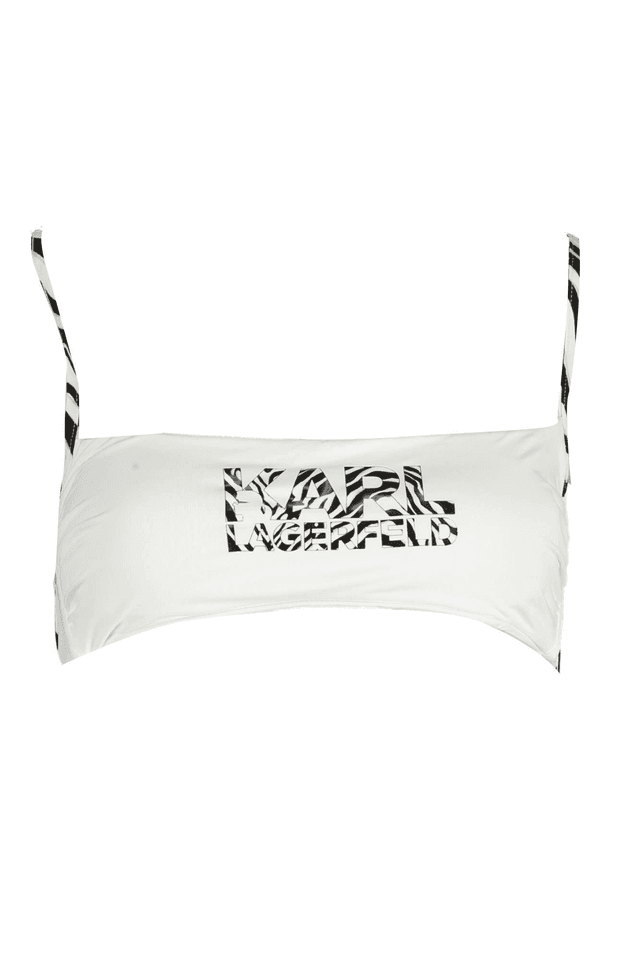 2872KARL LAGERFELD BEACHWEAR COSTUME PARTE SOPRA DONNA BIANCO
