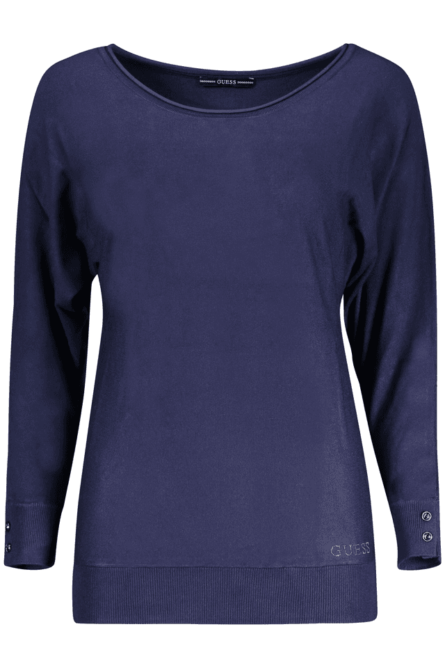 10634GUESS JEANS MAGLIA DONNA BLU