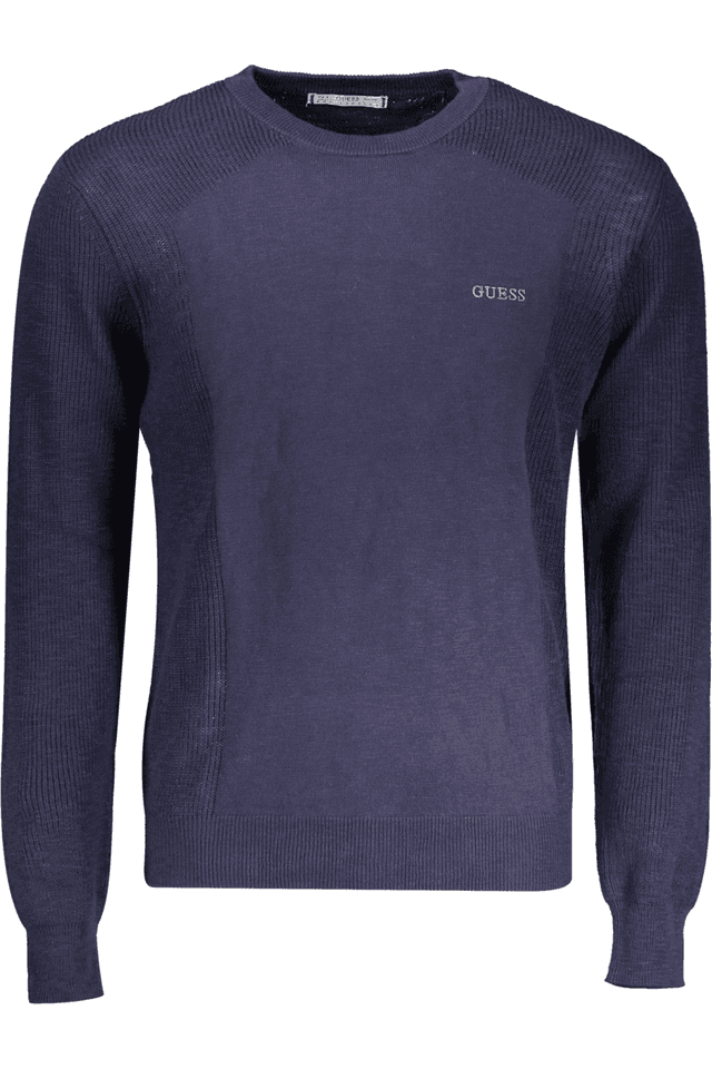 10336GUESS JEANS MAGLIA UOMO BLU