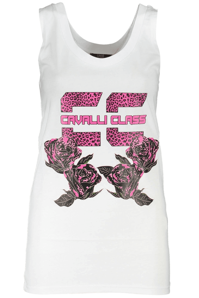 4110CAVALLI CLASS CANOTTA DONNA BIANCO