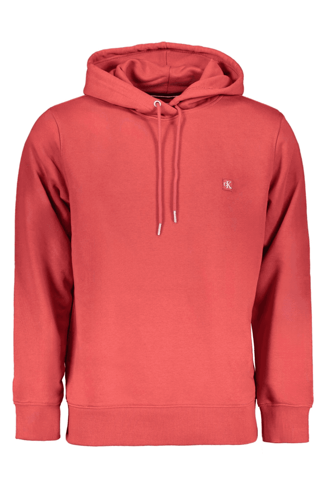 8414CALVIN KLEIN FELPA SENZA ZIP UOMO ROSSO