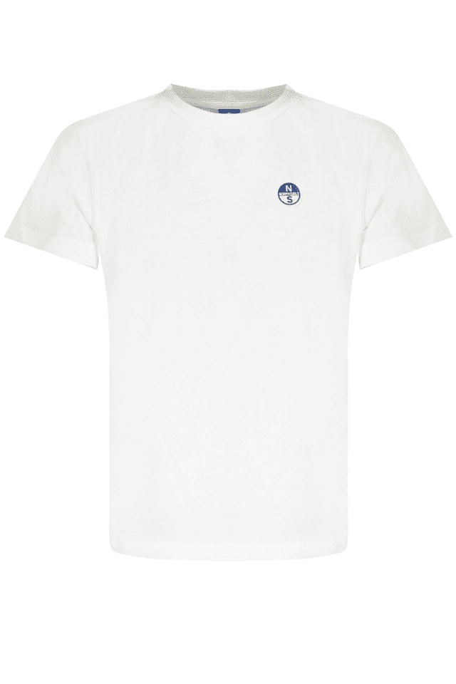 8393NORTH SAILS T-SHIRT MANICHE CORTE BAMBINO BIANCO