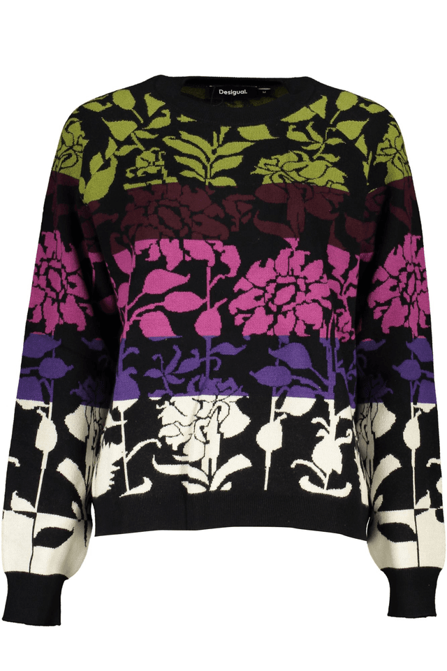 5542DESIGUAL MAGLIA DONNA NERO