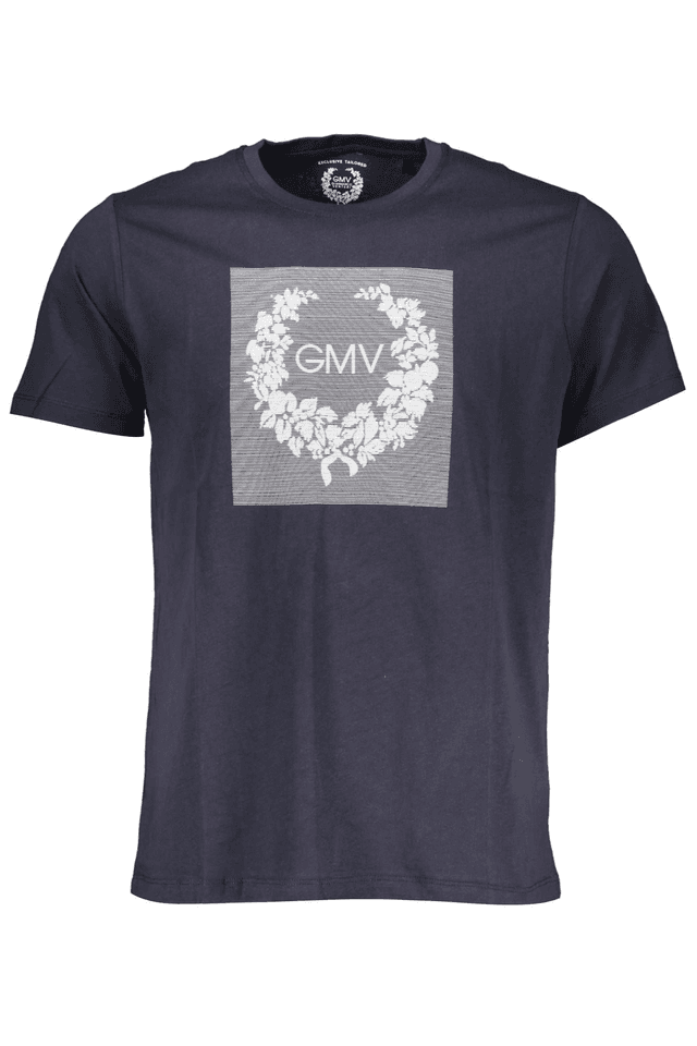 3976GIAN MARCO VENTURI T-SHIRT MANICHE CORTE UOMO BLU