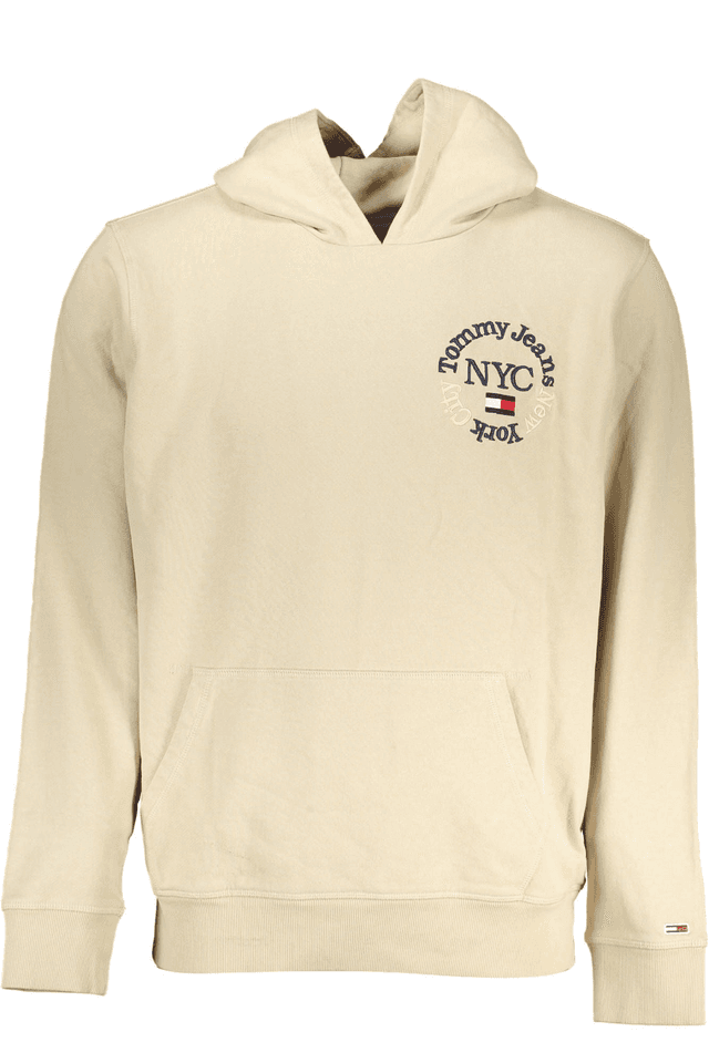 4462TOMMY HILFIGER FELPA SENZA ZIP UOMO BEIGE