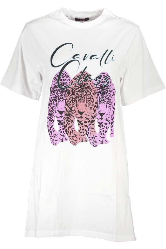 4082CAVALLI CLASS ABITO CORTO DONNA BIANCO