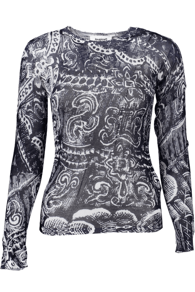1063DESIGUAL MAGLIA DONNA BLU