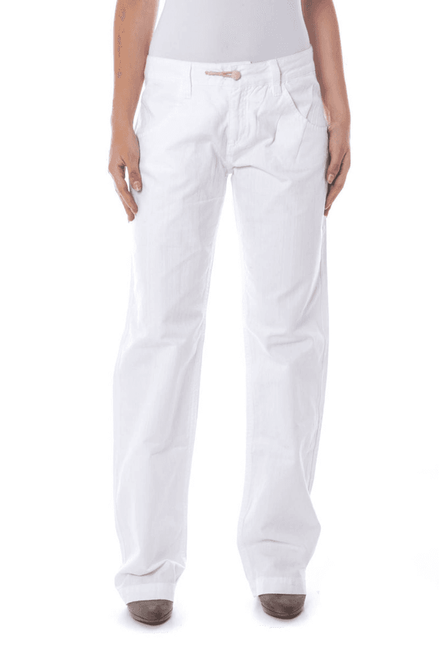 404PHARD PANTALONE DONNA BIANCO
