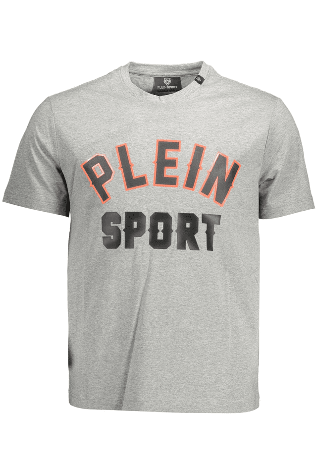 1481PLEIN SPORT T-SHIRT MANICHE CORTE UOMO GRIGIO