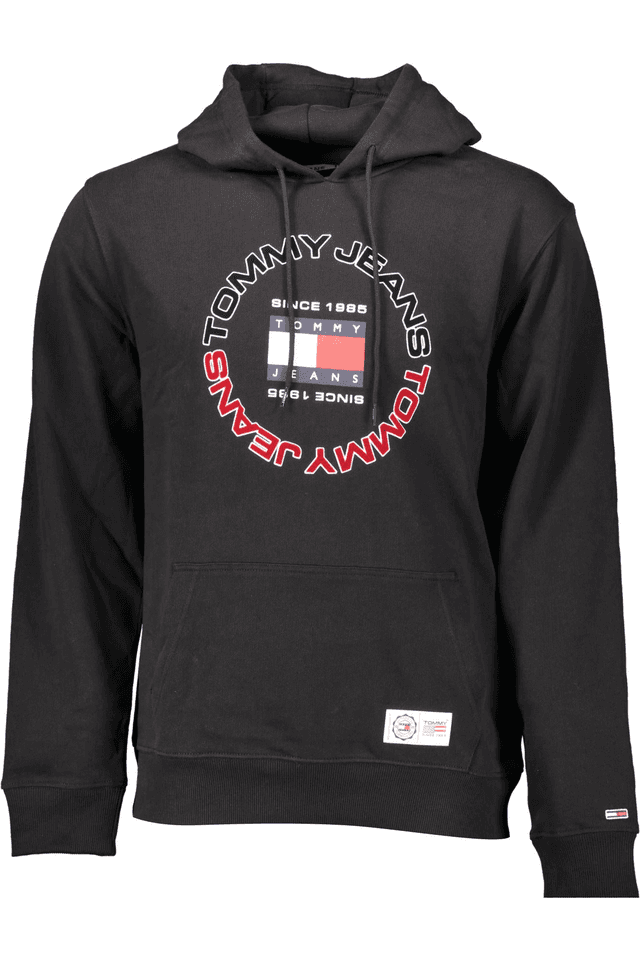 2785TOMMY HILFIGER FELPA SENZA ZIP UOMO NERO