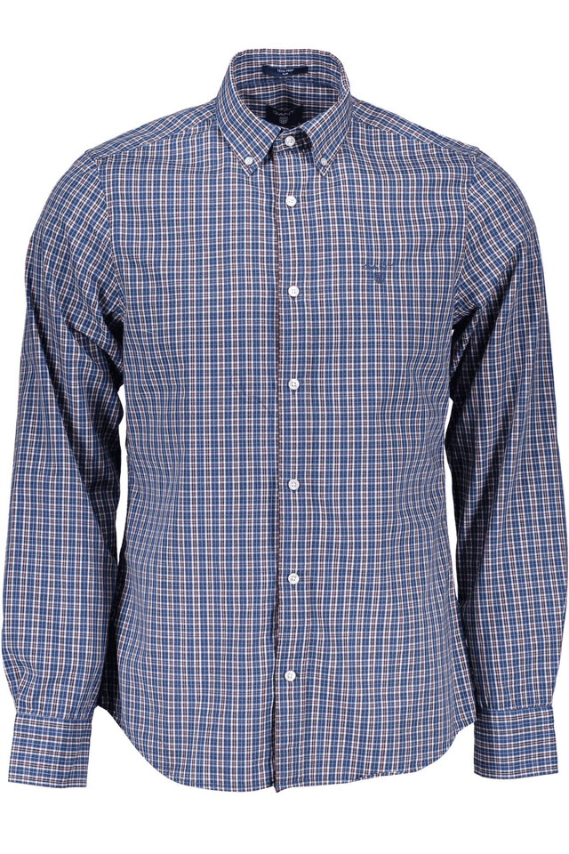 207GANT CAMICIA MANICHE LUNGHE UOMO BLU