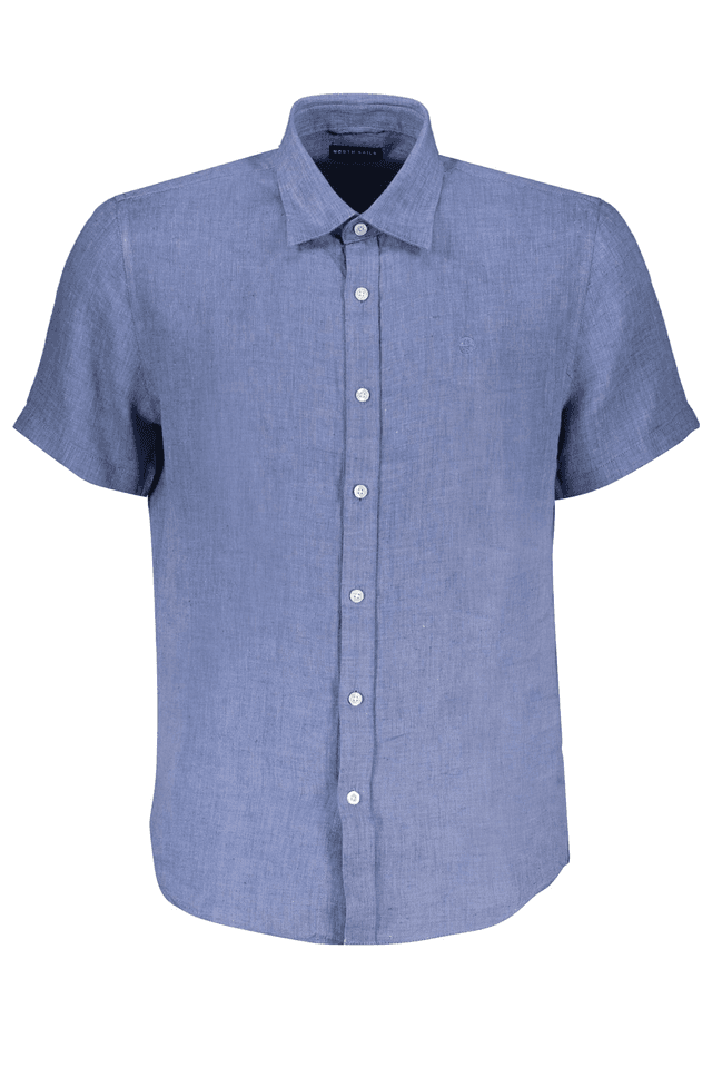 8717NORTH SAILS CAMICIA MANICHE CORTE UOMO BLU