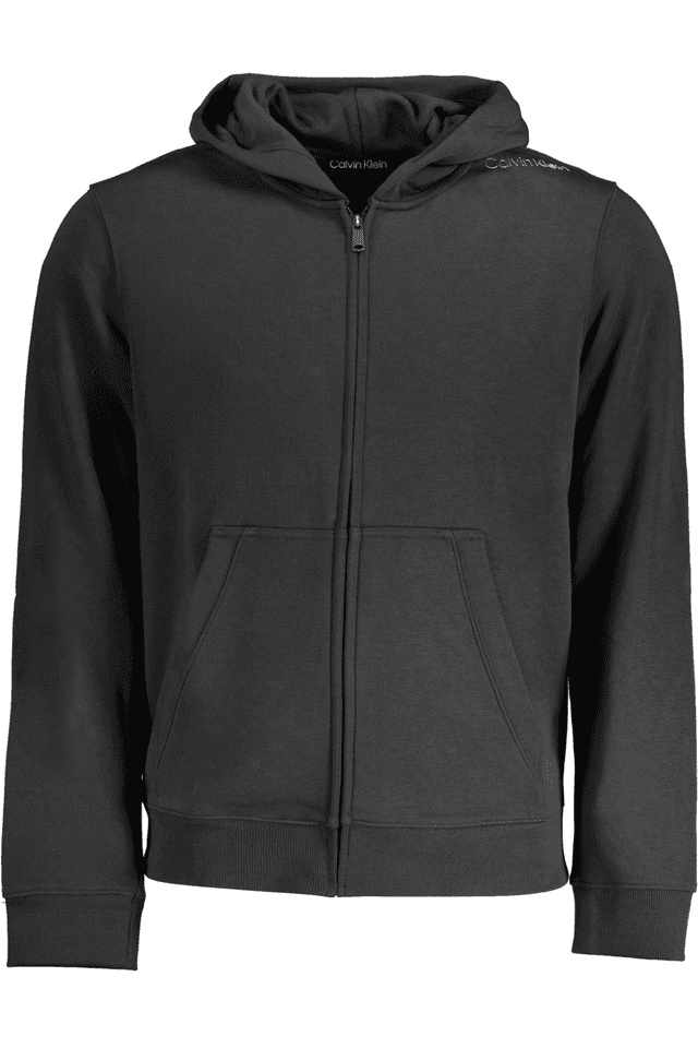 10547CALVIN KLEIN FELPA CON ZIP UOMO NERO