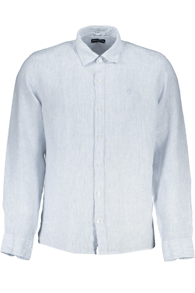 8601NORTH SAILS CAMICIA MANICHE LUNGHE UOMO AZZURRO