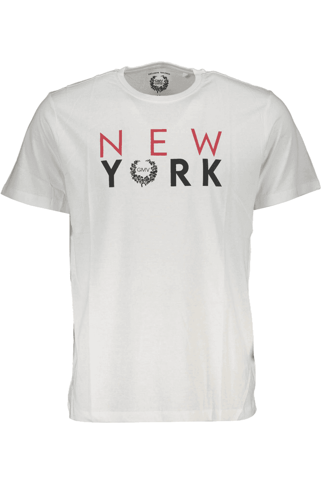 4036GIAN MARCO VENTURI T-SHIRT MANICHE CORTE UOMO BIANCO