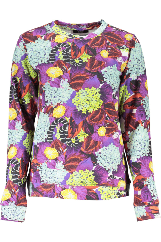 6819CAVALLI CLASS FELPA SENZA ZIP DONNA VIOLA