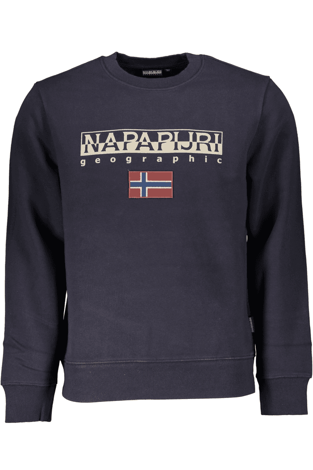5729NAPAPIJRI FELPA SENZA ZIP UOMO BLU