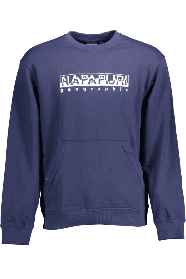 1502NAPAPIJRI FELPA SENZA ZIP UOMO BLU