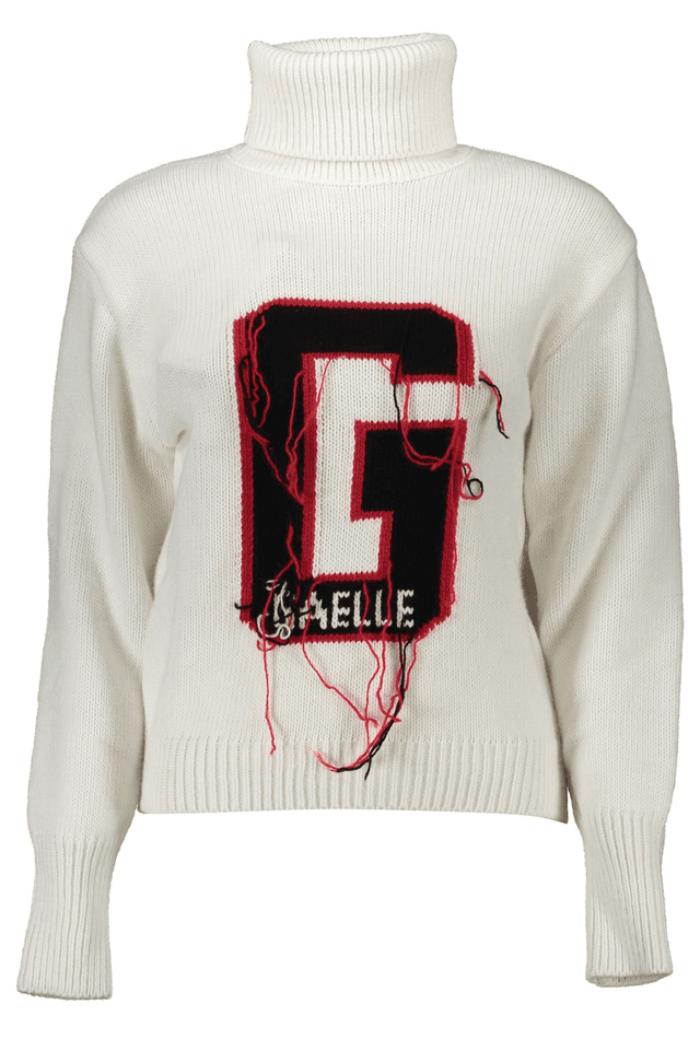 1162GAELLE PARIS MAGLIONE DONNA BIANCO