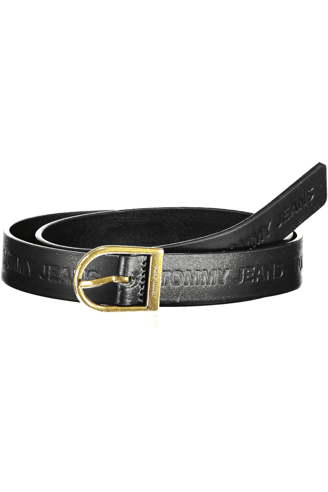 1575TOMMY HILFIGER CINTURA IN PELLE DONNA NERO