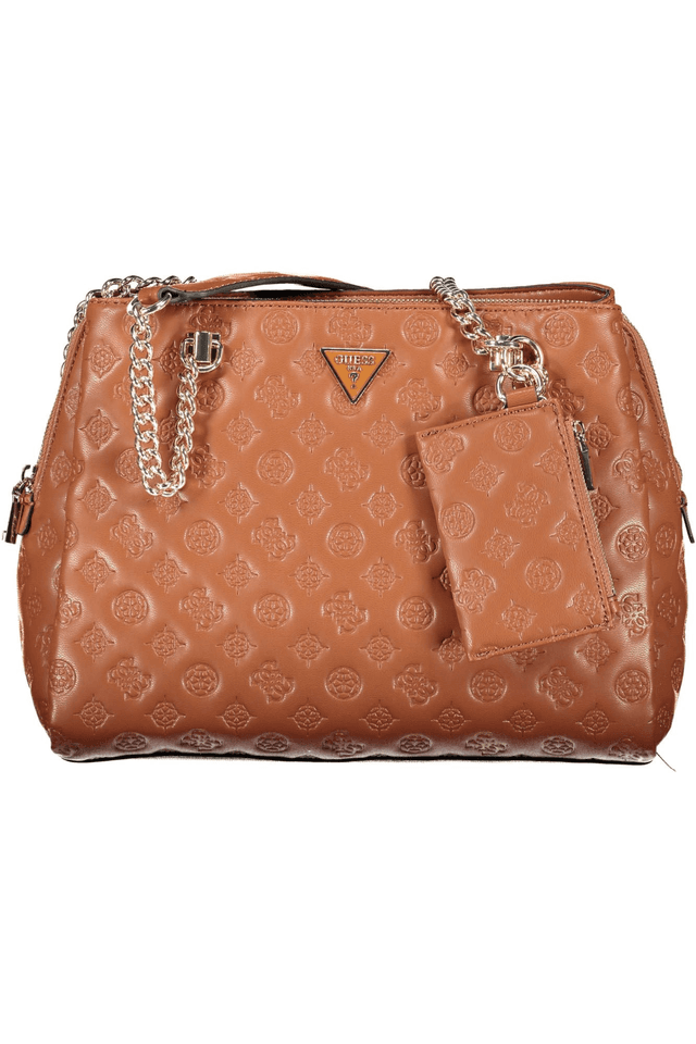 2756GUESS JEANS BORSA DONNA MARRONE
