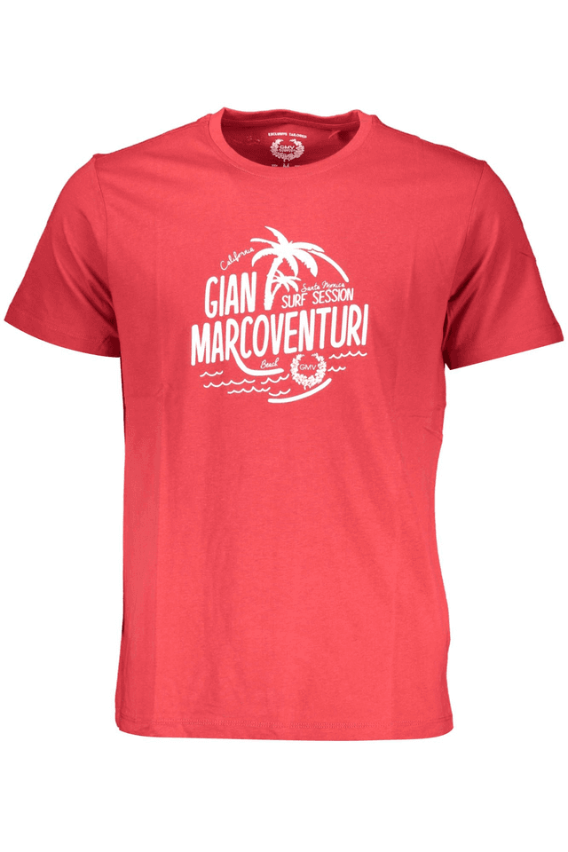 3971GIAN MARCO VENTURI T-SHIRT MANICHE CORTE UOMO ROSSO