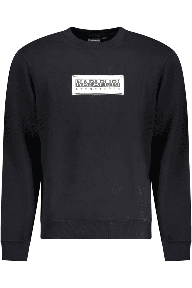 10358NAPAPIJRI FELPA SENZA ZIP UOMO NERO