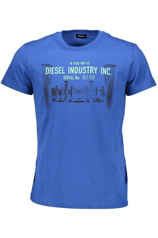 726DIESEL T-SHIRT MANICHE CORTE UOMO BLU