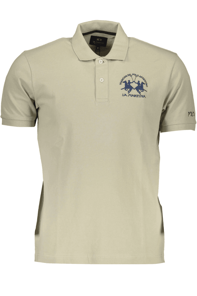 1803LA MARTINA POLO MANICHE CORTE UOMO VERDE