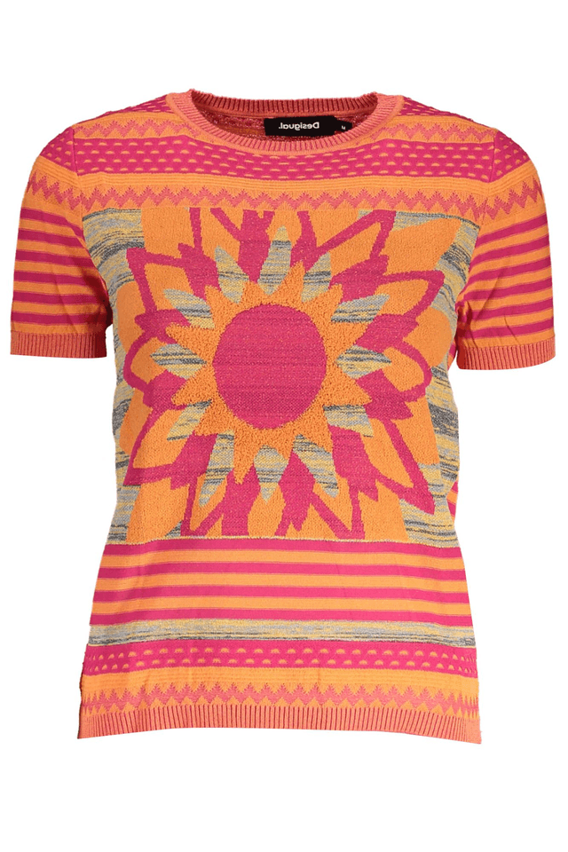 3128DESIGUAL MAGLIA DONNA ARANCIO