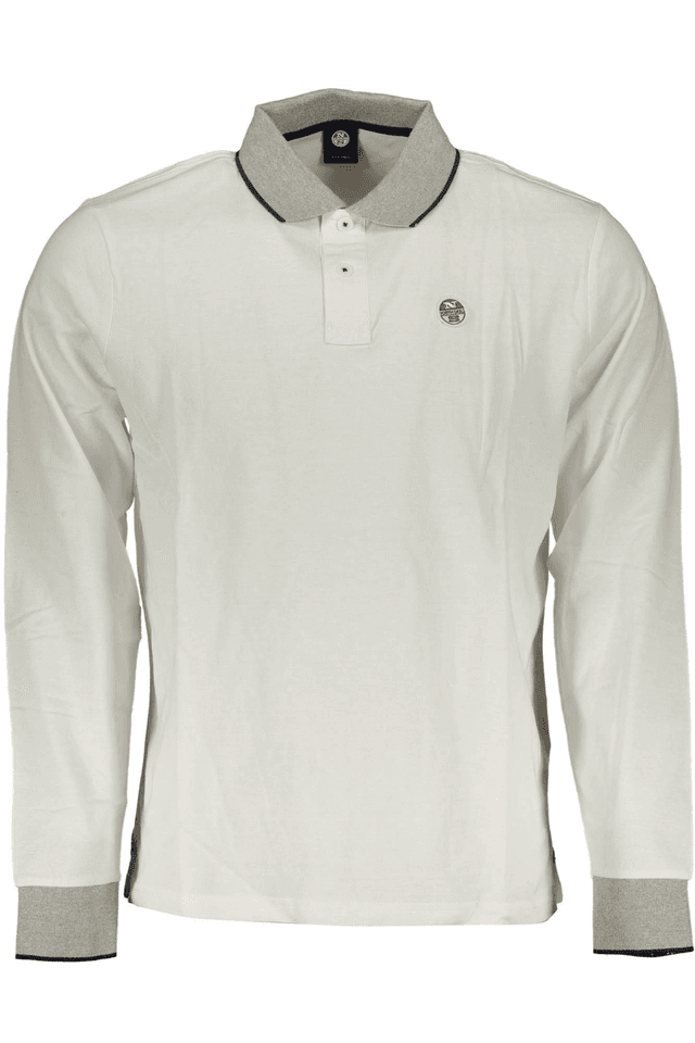 2493NORTH SAILS POLO MANICHE LUNGHE UOMO BIANCO