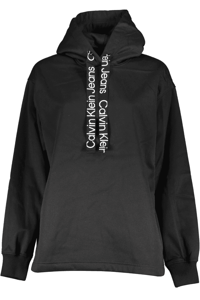 5504CALVIN KLEIN FELPA SENZA ZIP DONNA NERO