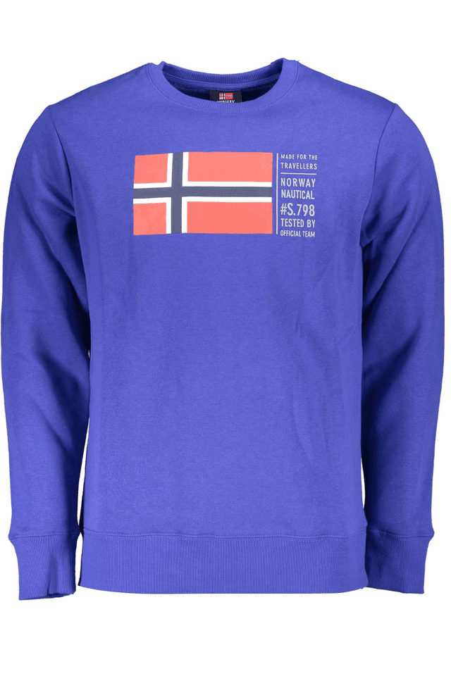 4966NORWAY 1963 FELPA SENZA ZIP UOMO BLU