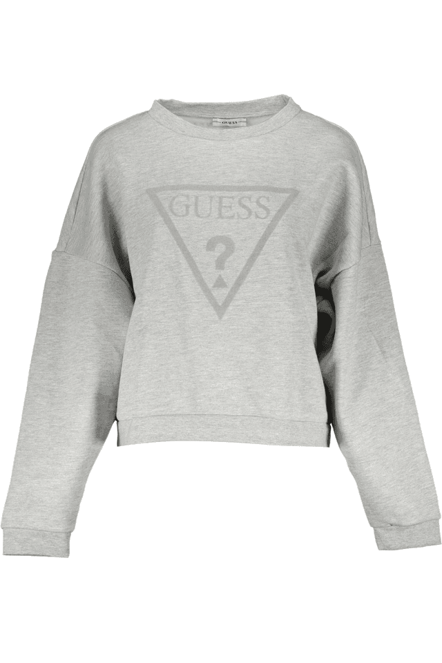 1390GUESS JEANS FELPA SENZA ZIP DONNA GRIGIO