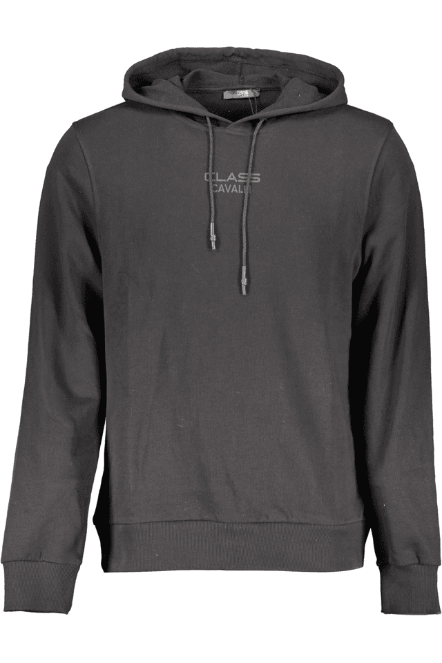 CAVALLI CLASS FELPA SENZA ZIP UOMO NERO