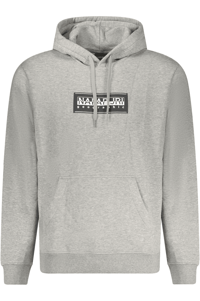 10384NAPAPIJRI FELPA SENZA ZIP UOMO GRIGIO