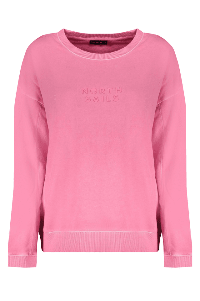 8735NORTH SAILS FELPA SENZA ZIP DONNA ROSA