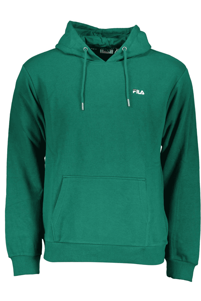 7458FILA FELPA SENZA ZIP UOMO VERDE
