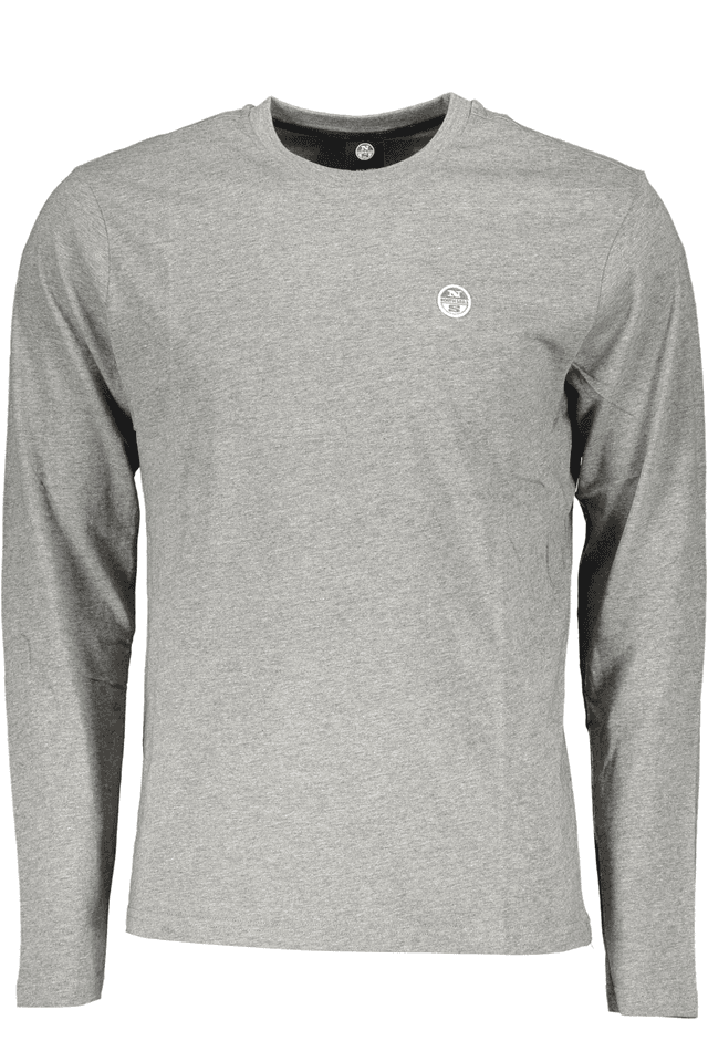 5015NORTH SAILS T-SHIRT MANICHE LUNGHE UOMO GRIGIO