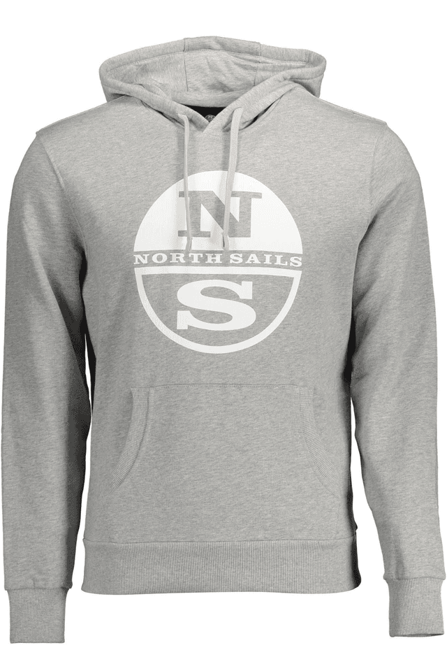 1668NORTH SAILS FELPA SENZA ZIP UOMO GRIGIO