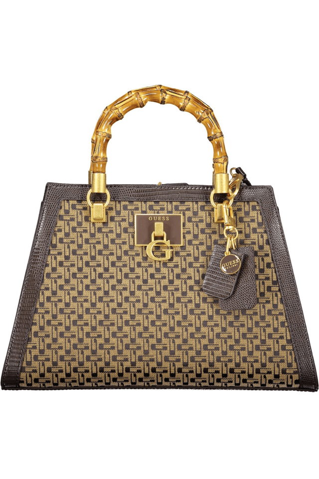 6413GUESS JEANS BORSA DONNA MARRONE