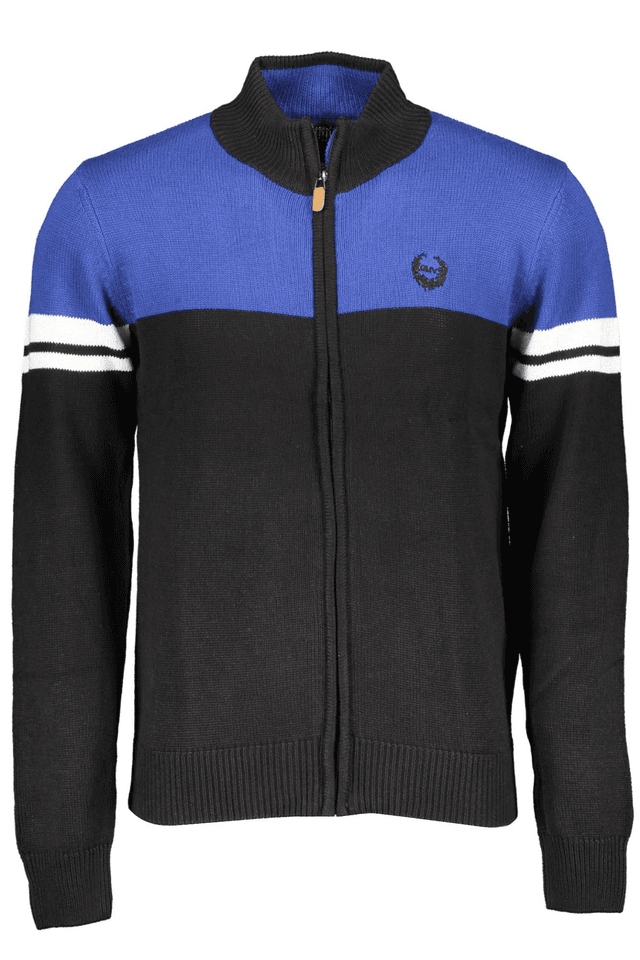 2326GIAN MARCO VENTURI CARDIGAN UOMO NERO