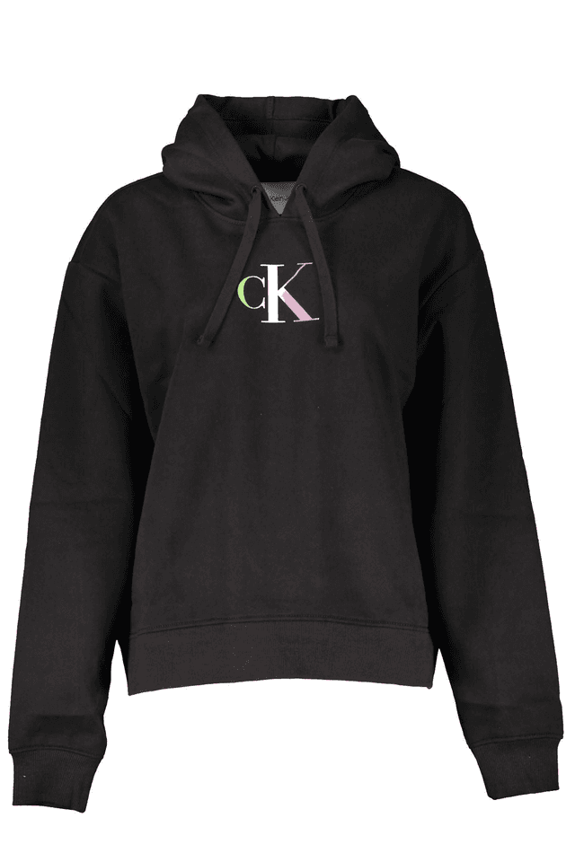 6426CALVIN KLEIN FELPA SENZA ZIP DONNA NERO