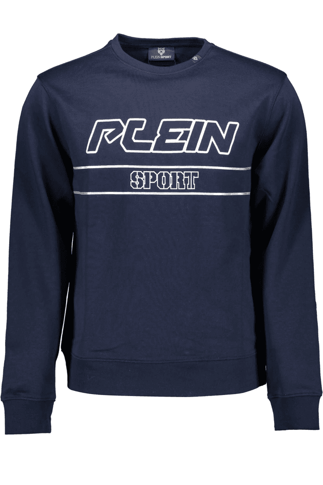 1220PLEIN SPORT FELPA SENZA ZIP UOMO BLU